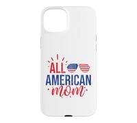 All American Mom 4th of July Moms Sunglasses Family Coque pour iPhone 15 Plus