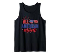 All American Mom 4th of July Moms Sunglasses Family Débardeur