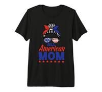 All American Mom Sunglasses USA Flag 4th of July T-Shirt Haut de Gamme