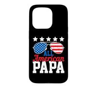 All American Papa 4th of July American Flag Dad Grandpa Coque pour iPhone 15 Pro