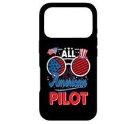 All American Pilot American Flag Sunglasses 4th of July Coque pour iPhone 17 Pro