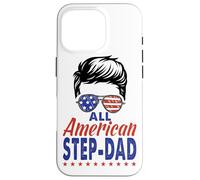 All American Step-Dad Sunglasses USA Flag 4th of July Coque pour iPhone 16 Pro