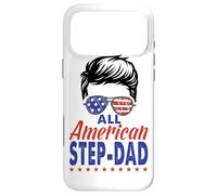 All American Step-Dad Sunglasses USA Flag 4th of July Coque pour iPhone 17 Pro Max