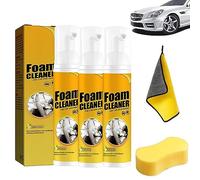 All Around Master Foam Cleaner, Multifunctional Car Foam Cleaner, Foam Cleaner for Car, Car Magic Foam Cleaner, Foam Cleaner All Purpose, Powerful Car Stain Remover for Interior (100ML, 3Pcs)