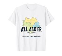 A'll Asker - Le Plus Grand État du Yorkshire T-Shirt Graphique avec Valeur