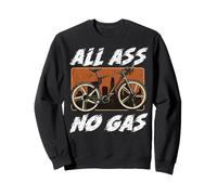 All Ass No Gas Funny Cycling Rider Citation Sweatshirt
