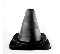 All Black 136314 Traffic Cone Plug Anal Noir 19 cm