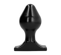 International Dreamlove S.L. Plug anal All Black 16x8 cm Noir pour couple Profondeur 80 mm 1 unité