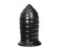 Plug anal noir de 16 cm de longueur - Profondeur: 100 mm, Couleur: Noir, Rayon: Couple, Largeur: 100 mm, Longueur: 170 mm