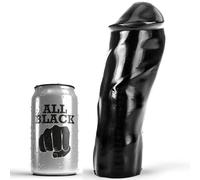 All black - gode réaliste 20 cm