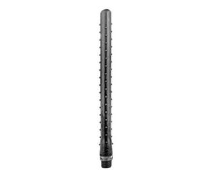 All Black Ridged Douche Anale en Silicone 27cm 1 Unité