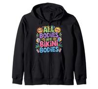All Bodies are Bikini Bodies Self-Love Beach Mindset - Sweat à Capuche
