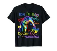 All Cancer Matters Support pour Ruban de Lutte Papillon T-Shirt