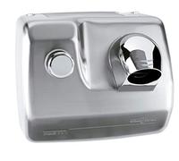 ALL CARE 12009 Mediclinics SC0088HCS Sèche-cheveux à Bouton Poussoir - Montage Mural - avec Attachement Pivotant - Acier Inoxydable