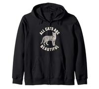 All Cats are Beautiful Arabian Mau Feline Lover Pride Humour Sweat à Capuche
