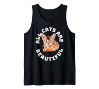 All Cats are Beautiful - Chat drôle avec Battement de cœur - Propriétaire Abyssinien Débardeur
