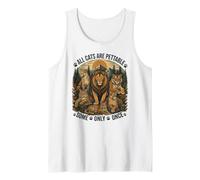All Cats are Pettable Some Only Once Funny Wildlife Débardeur
