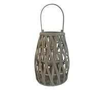 All Chic Bougeoir rétro en Bambou tissé Japonais Minimaliste Lanterne tissée Portable Ornements à Suspendre Bougeoir décoration de Table