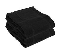 All-Clad Textiles Lot de 2 torchons de Cuisine, Coton, Noir, uni