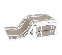 All-Clad Torchons de cuisine à double usage : Lot de 3 torchons très absorbants, 100% coton, 43,2 x 76,2 cm, pour nettoyer et sécher la vaisselle et la verrerie, champignon