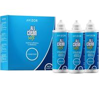 All Clean Soft Liquide Pour Lentilles De Contact Solution Unique Pour Nettoyage/Désinfection,3 X 350 Ml