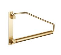 All Copper Wire Drawing Small Household Drying Rack Balcony Invisible Folding Wall Hanging Clothes Drying Rod Rotating Towel Rack