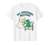 All Creatures Bienvenue Dragon Fantôme Animal Mignon Docteur Animal T-Shirt Graphique avec Valeur
