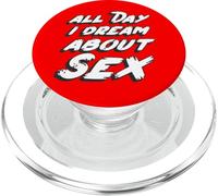 All Day I Dream About Sex | Acronyme Populaire PopSockets PopGrip pour MagSafe