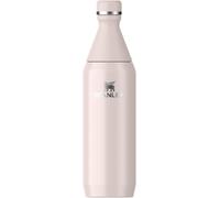 All Day Slim Gourde Isotherme 0.6l - Froid Pendant 6 Heures - Glacé Pendant 11 Heures - Acier Inoxydable Recyclé Sans Bpa - Étanche - Bouteille D'eau Compacte - Rose Quartz