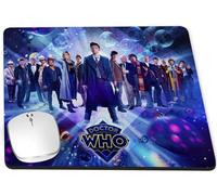 All Doctor Who Jodie Whittaker David Tennant Matt Smith Peter Capaldi Tapis De Souris - 19x23cm