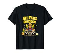 All Ears on Deck Country Farm Pun Cartoon Farmer T-Shirt