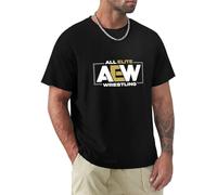 All Elite Wrestling Aew T-Shirt Funny Graphics Men's Shirts Black