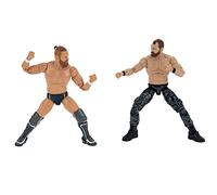 All Elite Wrestling Unrivaled Jon Moxley et Bryan Danielson Lot de 2 figurines de 15,2 cm avec microphones Aew et accessoires à main alternatifs - Exclusivité Amazon