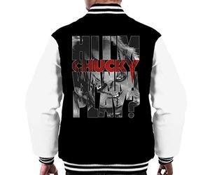 All+Every Chucky Hi Im Chucky Scars and Stitches Men's Varsity Jacket
