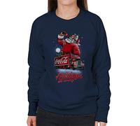All+Every Coca Cola Santa and Truck Holidays are Coming Women's Sweatshirt