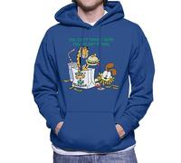 All+Every Garfield Burger Eat It Now Men's Hooded Sweatshirt