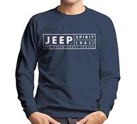 All+Every Jeep Spirit 1941 Estd for Adventurous Souls Light Logo Men's Sweatshirt