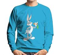 All+Every Looney Tunes Bugs Bunny Eating A Carrot Men's Sweatshirt