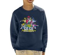 All+Every Power Rangers Go Go Retro 90s Kid's Sweatshirt
