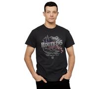 All+Every Route 66 Mother Road American Flag Men's T-Shirt