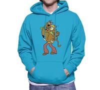 All+Every Scooby DOO Shaggy Holding Scooby Men's Hooded Sweatshirt