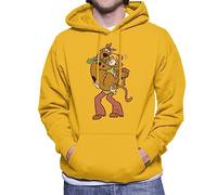 All+Every Scooby DOO Shaggy Holding Scooby Men's Hooded Sweatshirt