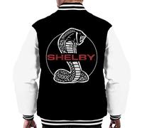 All+Every Shelby Red Text Cobra Logo Men's Varsity Jacket