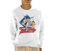 All+Every Tom and Jerry Classic Baseball Field Logo Kid's Sweatshirt
