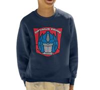 All+Every Transformers Optimus Prime Retro Red Badge Kid's Sweatshirt