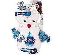 ALL FOR PAWS AFP Jouets en Peluche pour Chiens Snowy & Knotty Owl (23 x 23 x 9 cm)