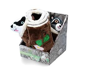 ALL FOR PAWS Dig it Terrier Tronc d'arbre avec 2 Jouets Mignons, Taille M, 2,7 kg