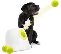 ALL FOR PAWS Hyperfetch Lanceur de Balles Automatique pour Chien- Machine à Lancer de balles Interactive avec 3 balles de Tennis (Lanceur de Balles Automatique en Grand Format)