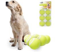ALL FOR PAWS Hyperfetch Lanceur de Balles Automatique pour Chien- Machine à Lancer de balles Interactive avec 3 balles de Tennis (2.5" Balles de Tennis du Lanceur Grand)
