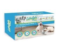 ALL FOR PAWS Lifestyle Gamelle 3 en 1 Double élévée pour dîner Taille S 8,3007 kg